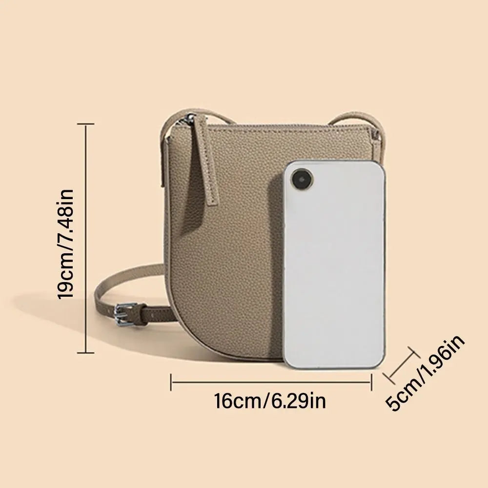 Sac  à bandoulièremotif Litchi – Bandoulière & Épaule