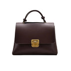 Sac à main vintage–Bandoulière fermoir doré style rétro chic MYNELIA