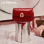 Sac en cuir souple LAFESTIN – Poche Zip,Compartiment nntérieur