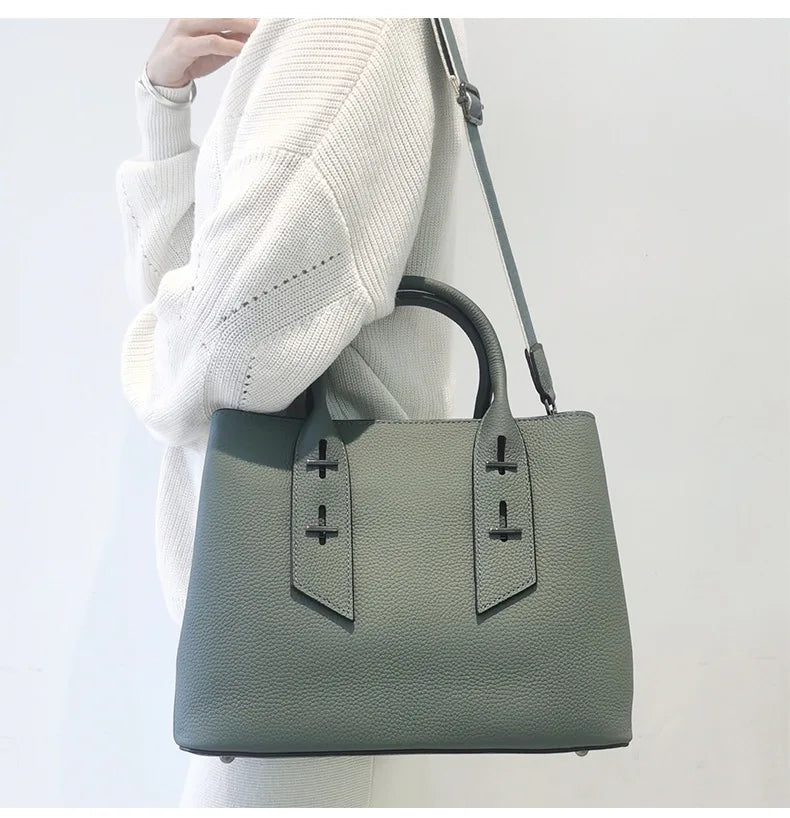 Sac à main cuir de vache 100% Style Coréen – Femme MYNELIA