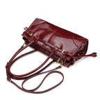 Sac à bandoulière Boston – Cuir ciré Microfibre