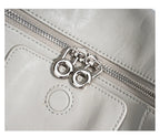 Handtasche aus echtem Leder, neues Nischen-Design 2025, modische Kissen-Tasche aus Rindsleder, einfache Umhängetasche für Damen
