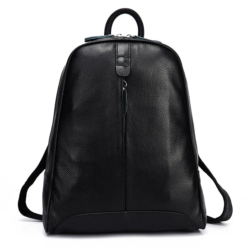Sac à Dos Femme en cuir véritable – Grande Capacité, Élégant & Casual | MYNELIA