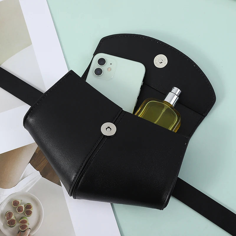 Sac banane PU Femme – Imprimé serpentin ceinture croisé ultra-Léger