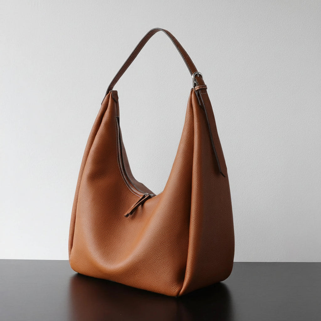 Sac à main Tote Cuir pleine fleur 100% Véritable|Grand Format Femme MYNELIA