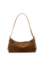 Sac à main en daim cuir véritable-Style Coréen,Large Bandoulière,Luxe Léger MYNELIA