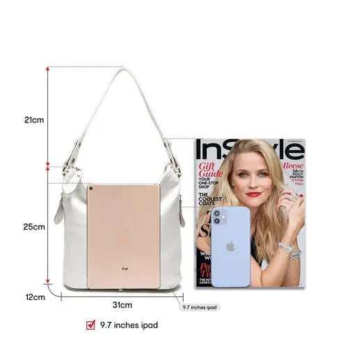 Sac à main élégant en cuir MYNELIA
