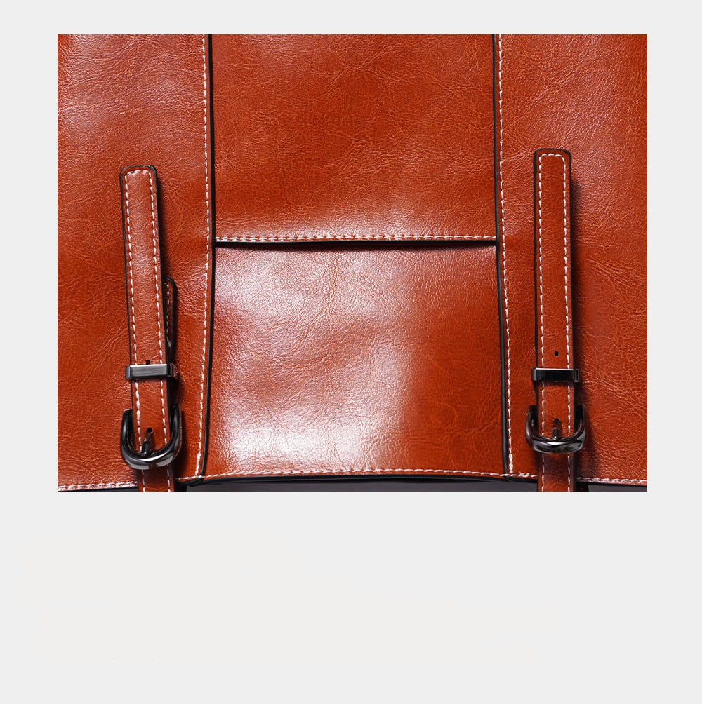 Sac  à main Tote cuir véritable Femme – Compartiment Ordi & Voyage