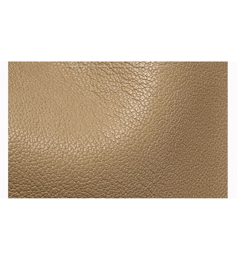 Sac tote fuir véritable fait main – Kaki & Bleu
