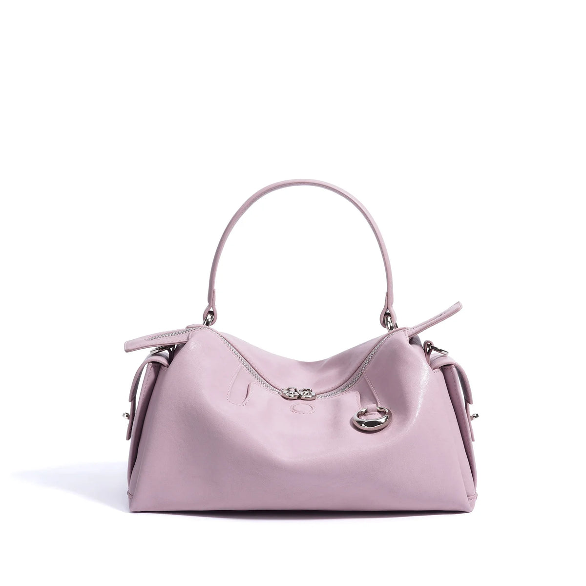 Handtasche aus echtem Leder, neues Nischen-Design 2025, modische Kissen-Tasche aus Rindsleder, einfache Umhängetasche für Damen