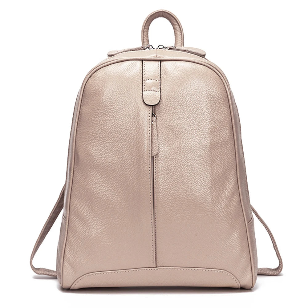 Sac à Dos Femme en cuir véritable – Grande Capacité, Élégant & Casual | MYNELIA