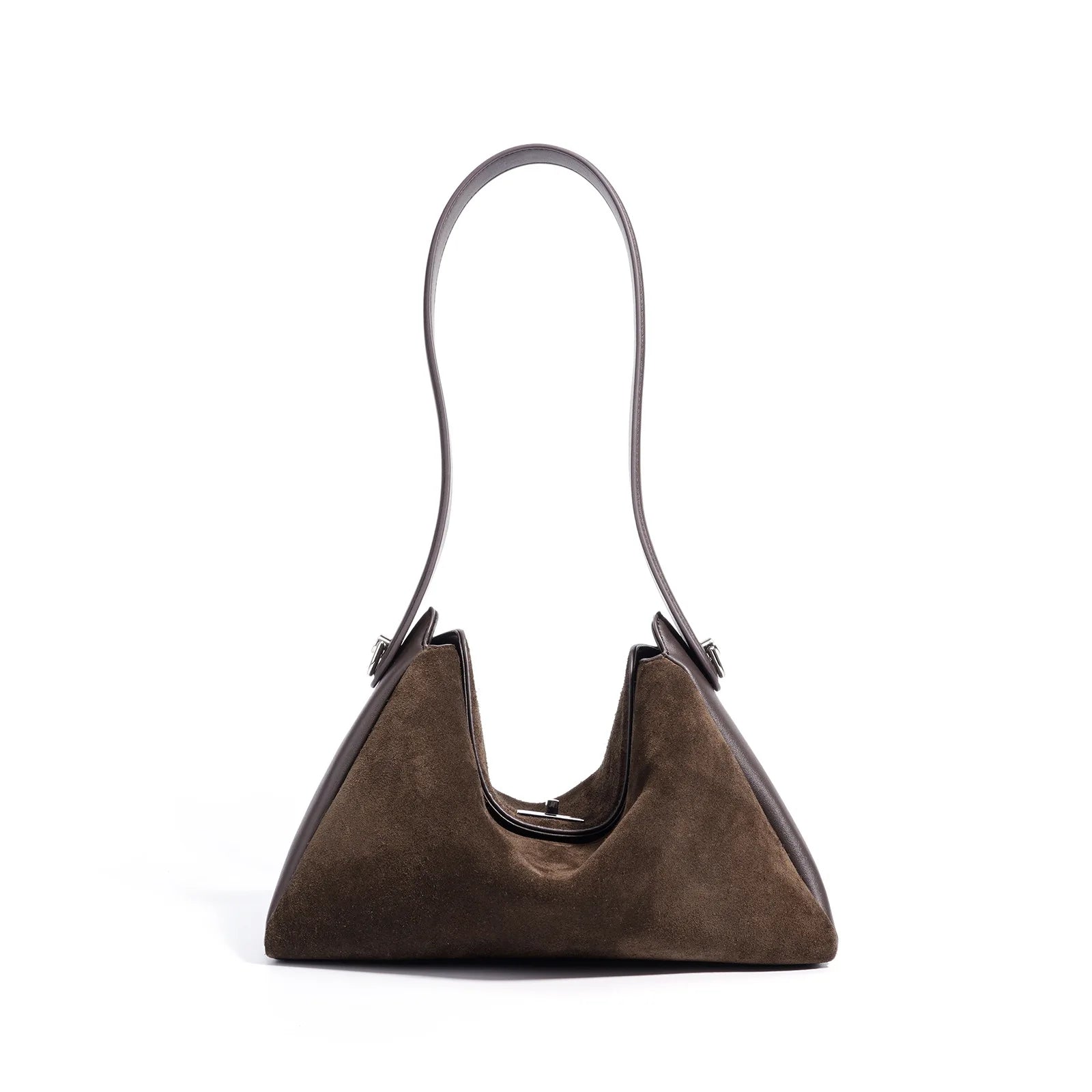 Sac tote en velours Suédé & cuir de vache-Grande Capacité MYNELIA
