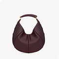 Sac croissant Paille tressée Femme – Bordures Cuir Style Bohème Chic Été & Quotidien
