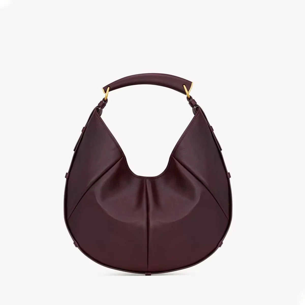 Sac croissant Paille tressée Femme – Bordures Cuir Style Bohème Chic Été & Quotidien