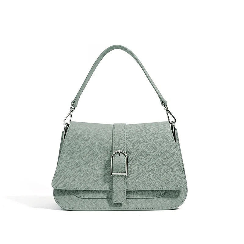 Sac bucket en cuir véritable souple – Doublure Cuir, Fermeture Hasp