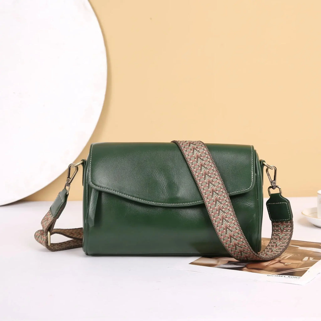 Sac Satchel en Cuir Véritable Souple Minimaliste