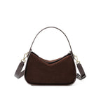 Sac à main bandoulière en daim Cuir -Design unique forme coussin MYNELIA