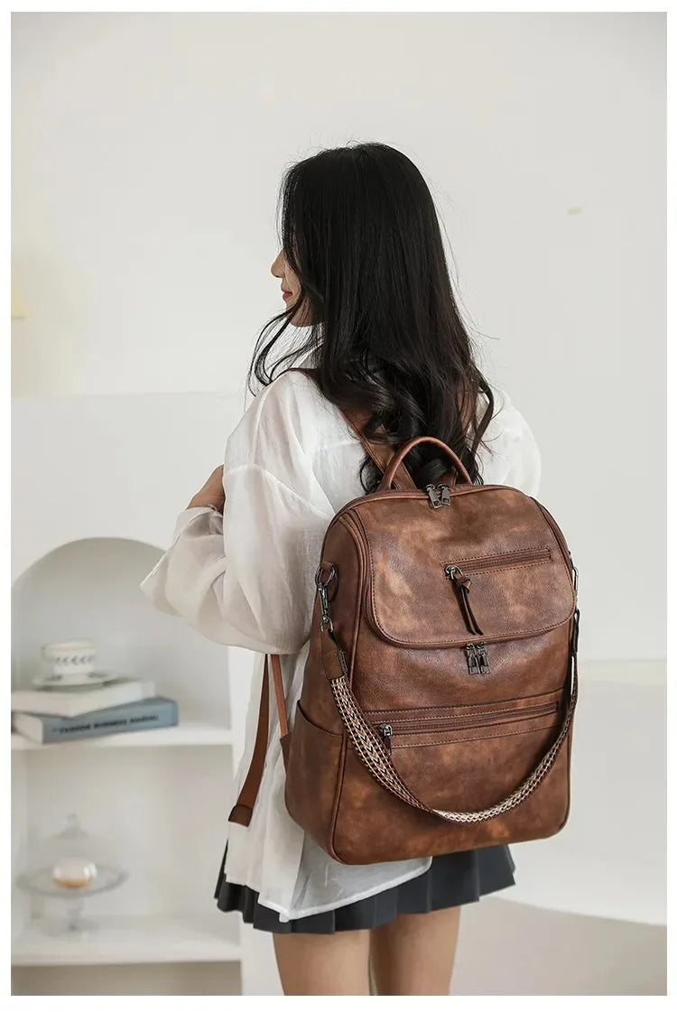 Sac à dos femme grande capacité — L'Art du Voyage Quotidien MYNELIA