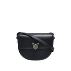 Sac selle en cuir véritable – Cadenas décoratif,Poche rabat