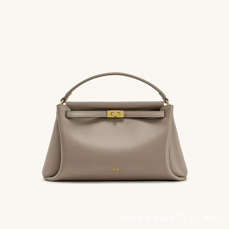 JW PEI handbag with French-style snap closure, 2026 new model, women's crossbody small-sized exclusive high-end shoulder bag MYNELIA