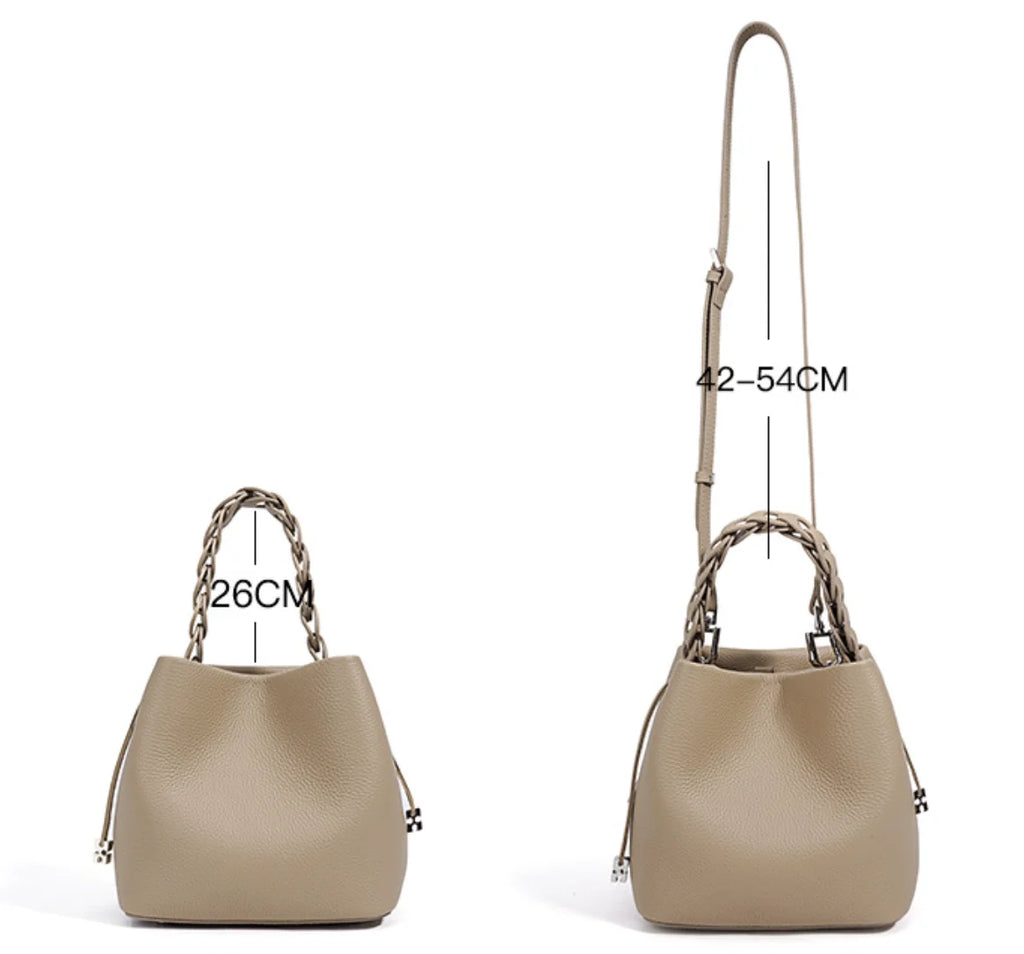 Sac à main cuir véritable – Vachette Texturée & Style Parisien Chic
