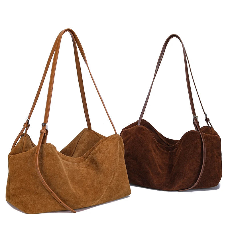 Sac bandoulièere femme en cuir de vache – Style Vintage Casual MYNELIA