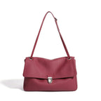 Sac en cuir véritable Satchel  Rabat Sequins