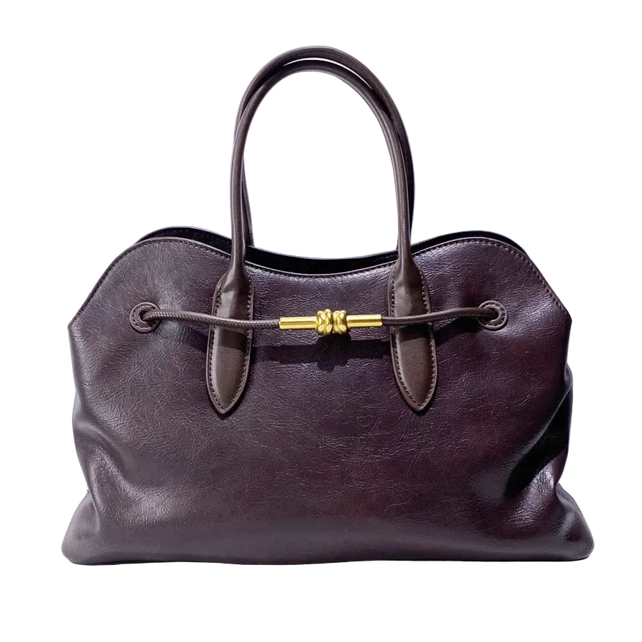 Sac Tote  en cuir PU– Style Vintage Luxe
