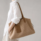 Sac tote cuir – Grande capacité Été