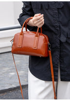 Sac Bowling cuir ciré véritable Femme – Crossbody Luxe