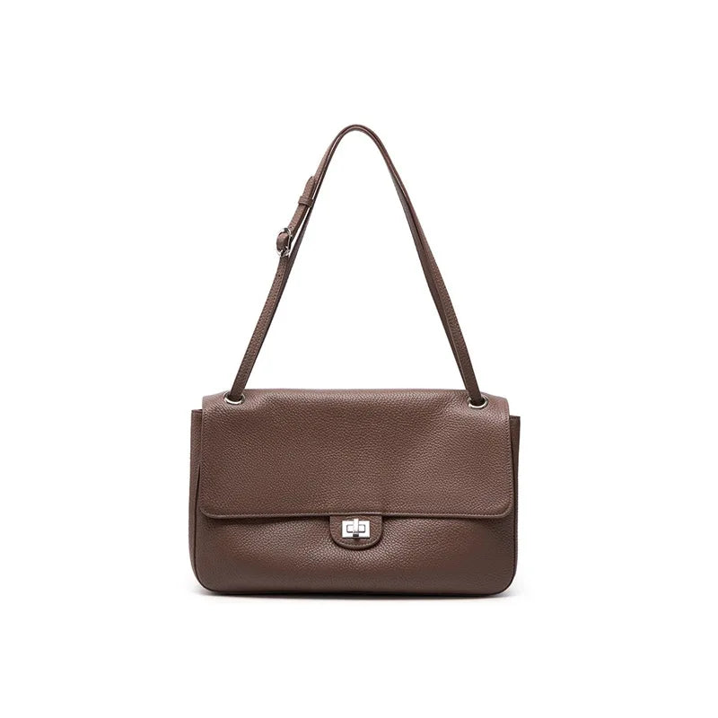 Umhängetasche aus echtem Top-Grain-Leder – Koreanischer Stil