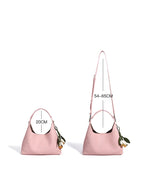 Sac bucket en cuir véritable grain supérieur – Style casual chic