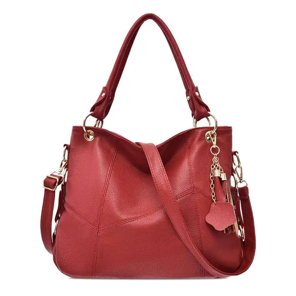 2025 Fashion Trend New Large Capacity Handbag Women's Shoulder With No Pattern Simple Style Hot Selg Item Bag Top-handle Bags MYNELIA