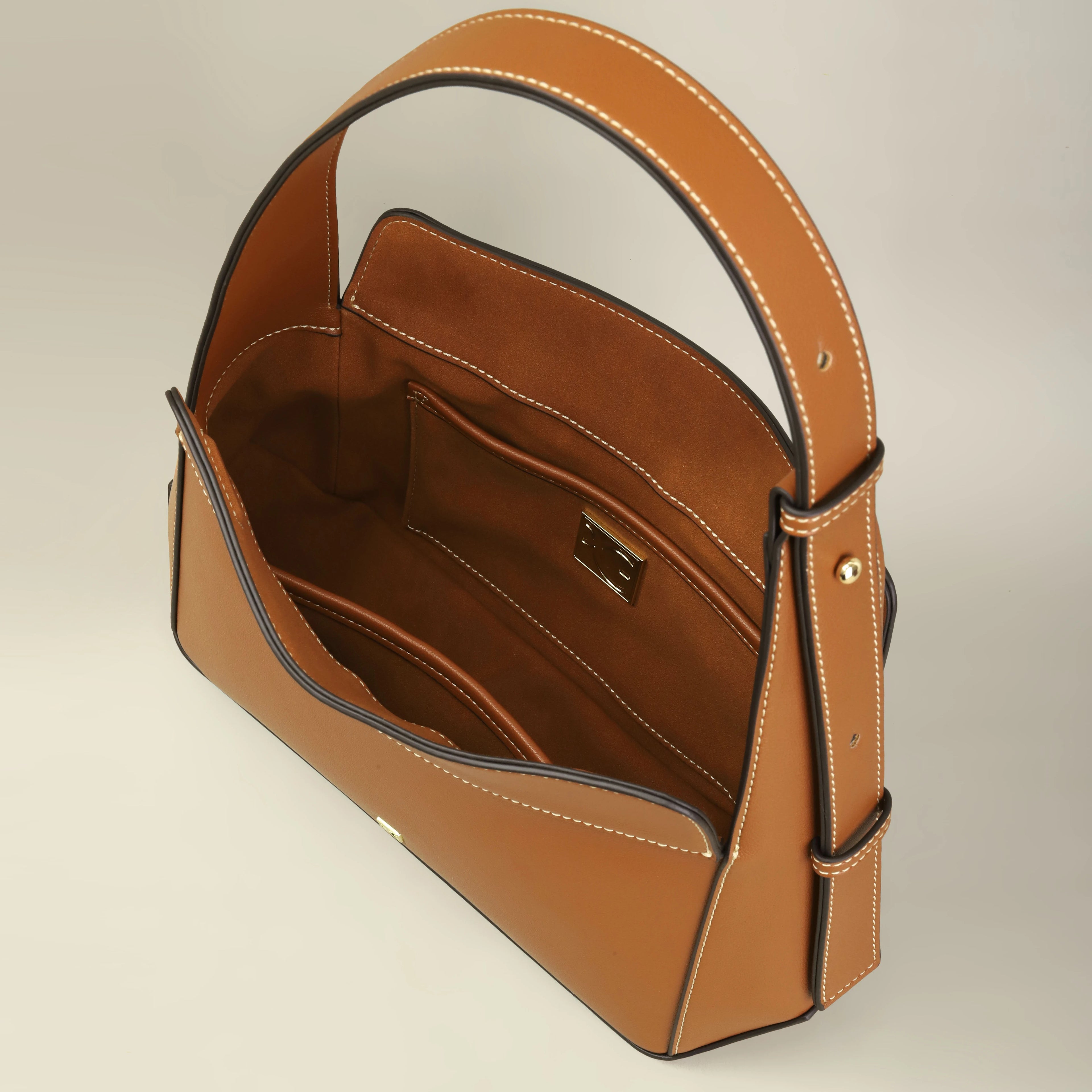 Sac en cuir PU – Motif géométrique,Style Classique