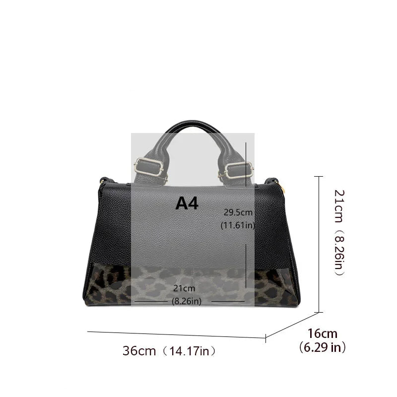 Sac à main en cuir grainé – Anse boucle & Bandoulière style casual chic