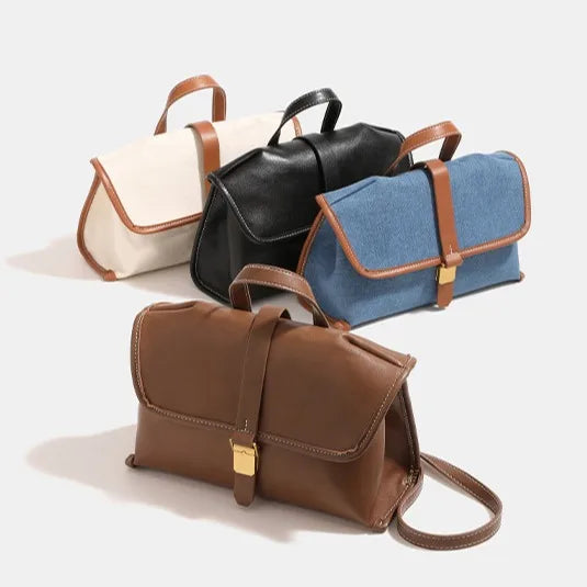 Sac Tote Minimaliste Style Parisien – Épaule & Croisé
