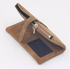 Portefeuille en cuir PU Multi-Compartiments Clutch