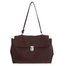 Sac  bandoulière Tote Femme en Cuir PU – Surpiqûres Décoratives, Automne-Hiver