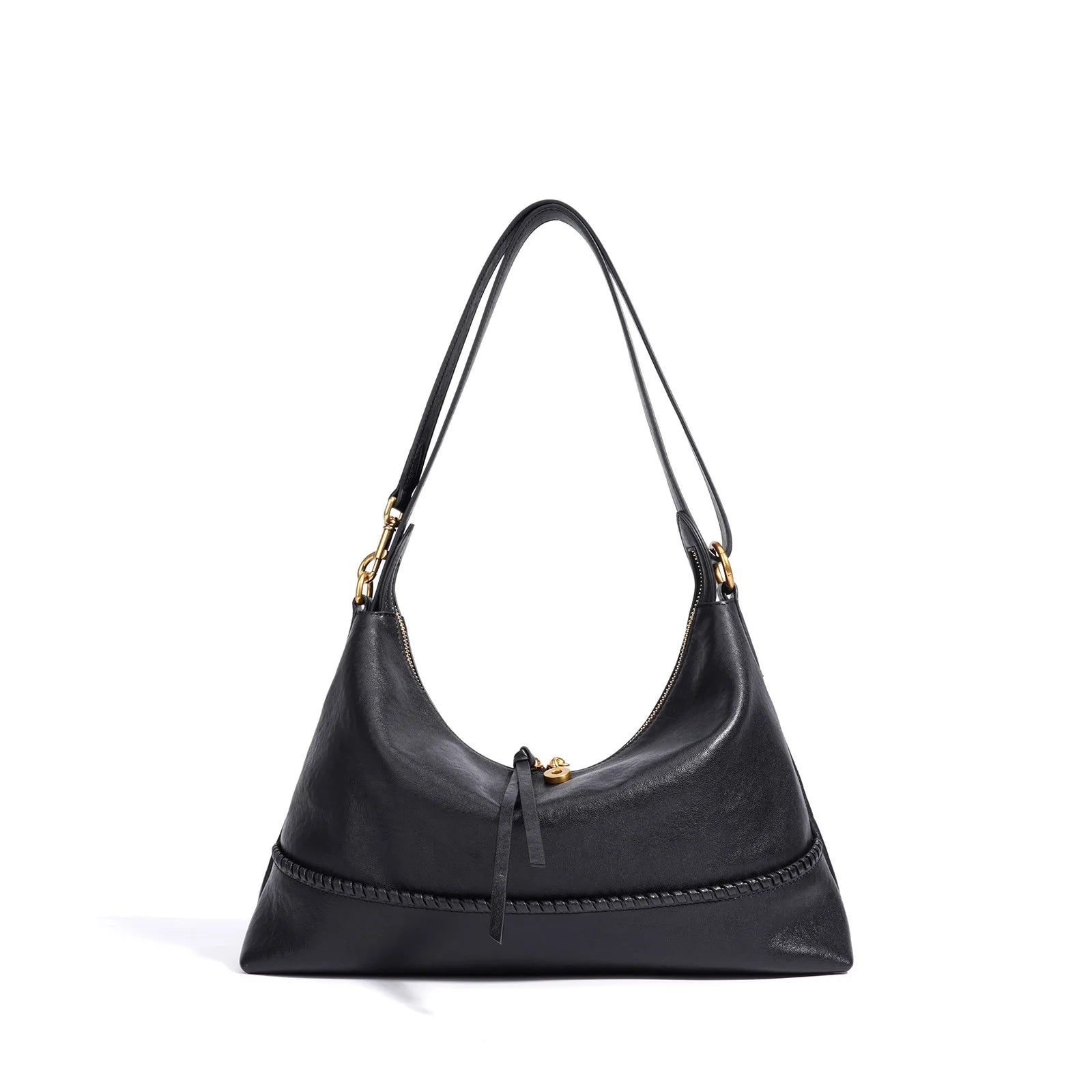 Sac à main Hobo en Cuir Véritable – Grande Capacité MYNELIA