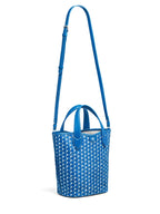 Sac Bucket Canvas Monogramme – Motif géométrique,Coutures contrastées