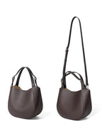 Sac seau cuir véritable  – Initiales Personnalisées