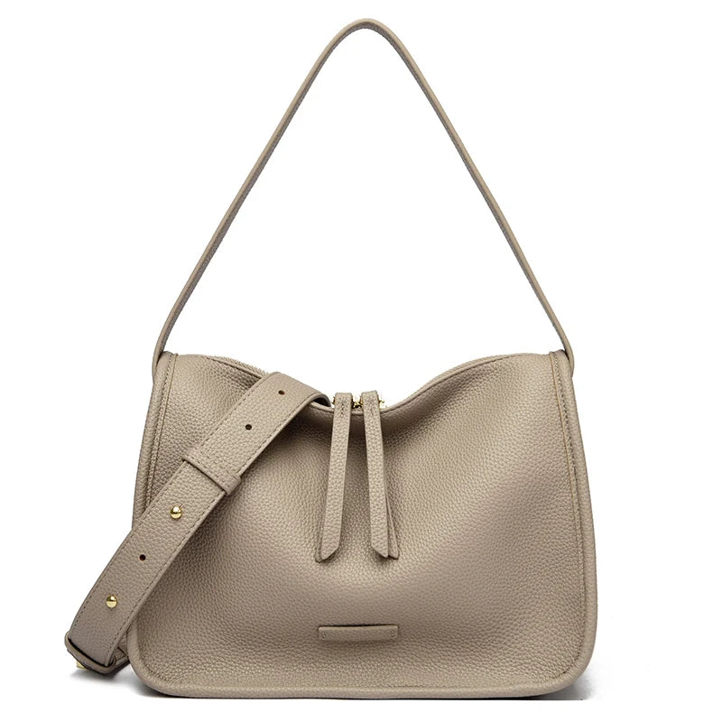 Luxury Soft Leather Tote Bag Women Handbag 2023 New Brand Women Shoulder Crossbody Bag Cowhide Female Messenger Bags MYNELIA