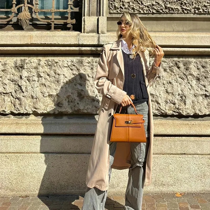 Sac à main trapézoïdal en cuir PU | Élégant & Polyvalent MYNELIA