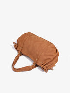 Sac Tote Boston PU Souple Imperméable Rivets Rétro