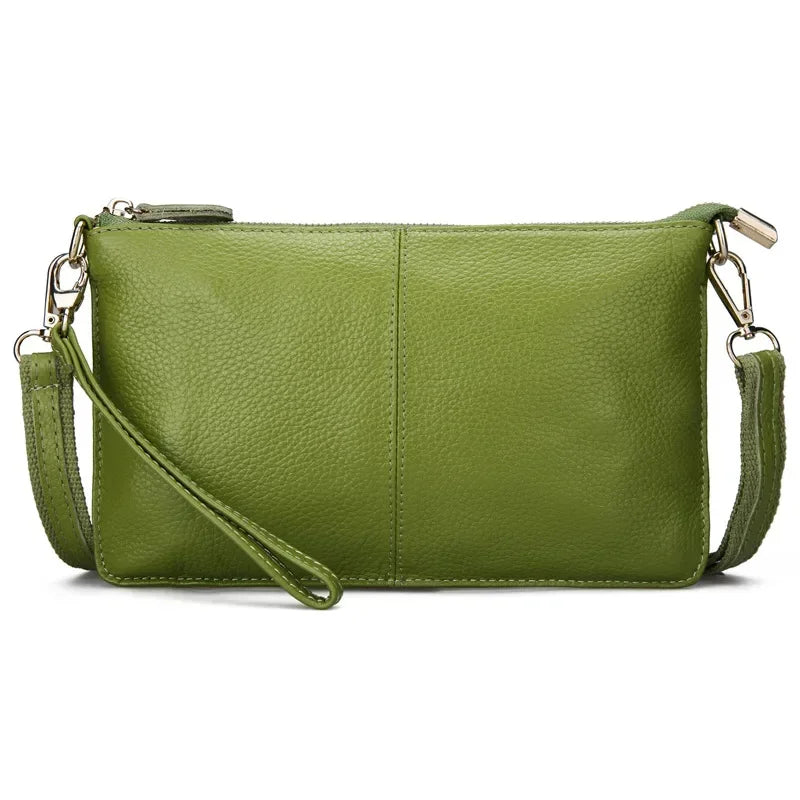 Sac bandoulière Satchel Croisé Cuir Véritable Vintage Candy