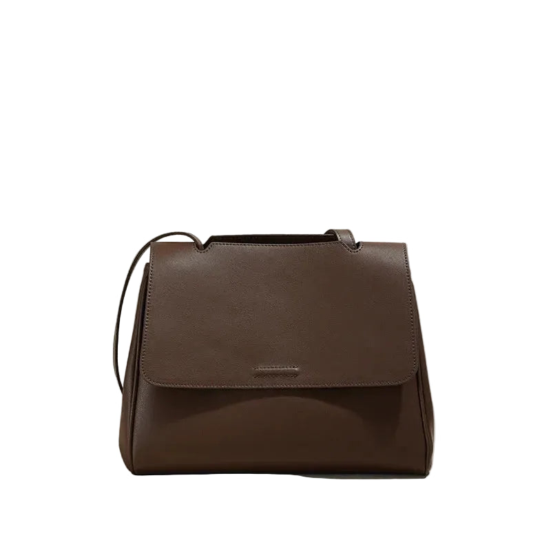 Sac Tote Cuir veritable Souple Rétro Luxe – Poche Flap