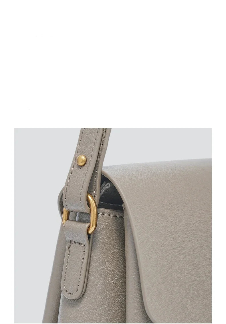 Sac à main bandoulière cuir véritable femme – Style Rétro