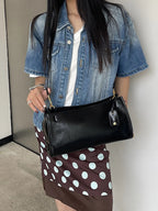 Sac Vintage en cuir PU Souple – Épaule Croisé