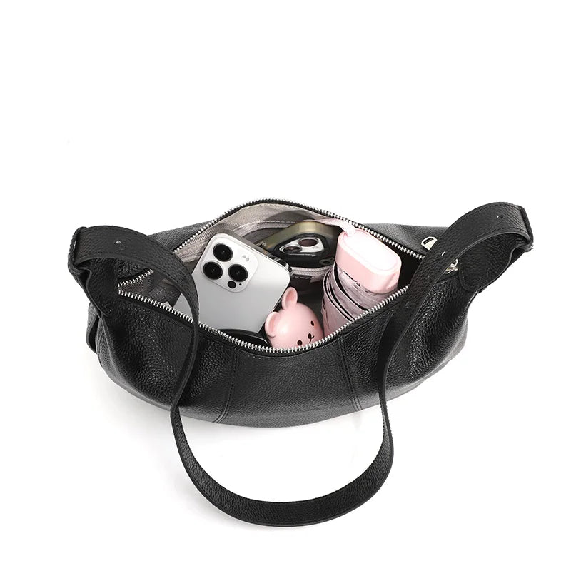 Sac cabas cuir Véritable – Épaule & Bandoulière Luxe MYNELIA