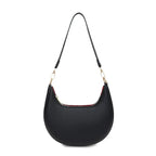Sac Baguette en cuir PU Demi-Lune Léger